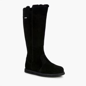 NEW EMU AUSTRALIA women's moonta knee-high suede boot in black